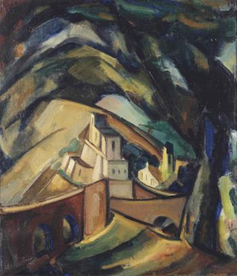 Spanish landscape by Mommie Schwarz