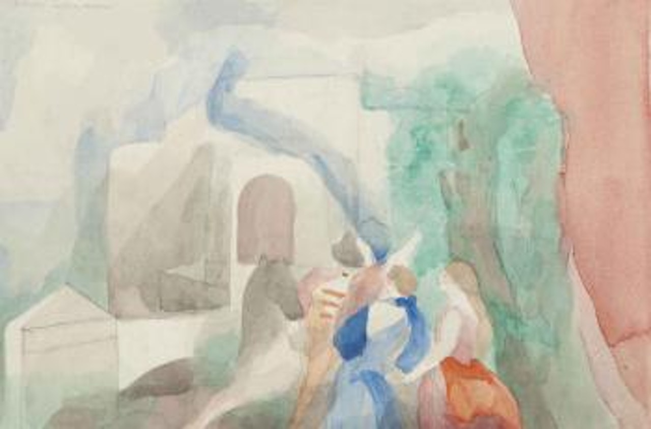 Cheval et personnages by Marie Laurencin
