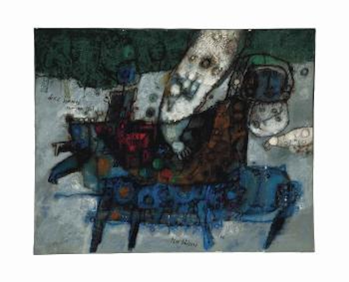 Deux Hommes sur un Chat by Théo Tobiasse