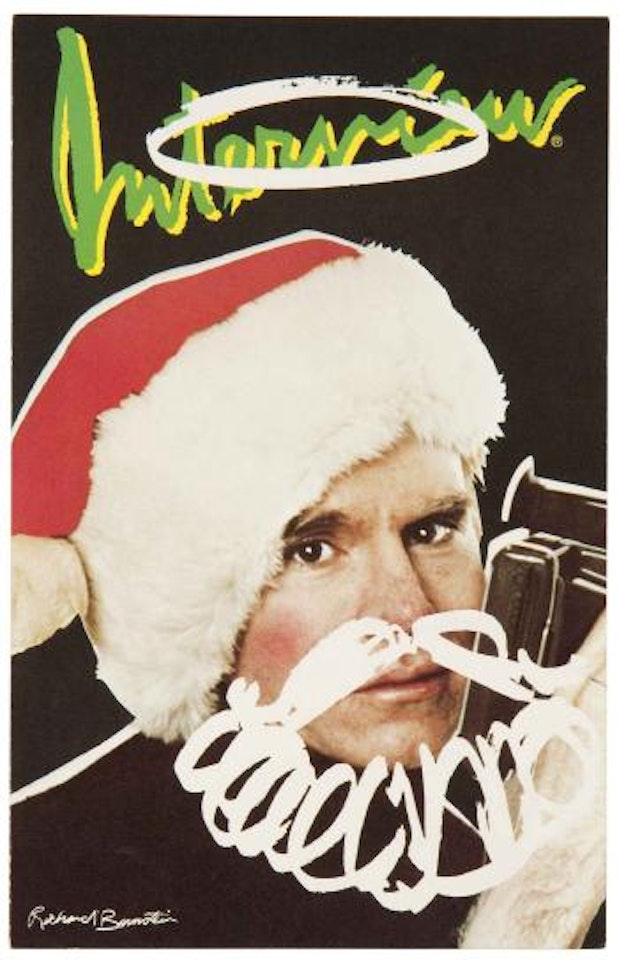 An Interview Magazine Christmas card by Richard Bernstein by Andy Warhol