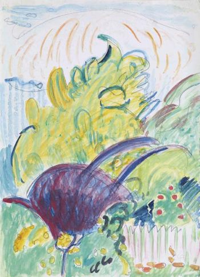 Gartenecke by Cuno Amiet