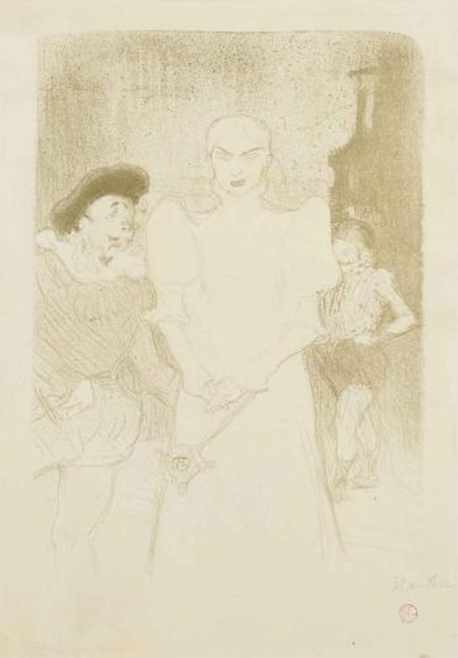 A l'Opéra: Madame Caron dans Faust (Delteil 49; Wittrock 39; Adhémar 52; Adriani 54) by Henri de Toulouse-Lautrec