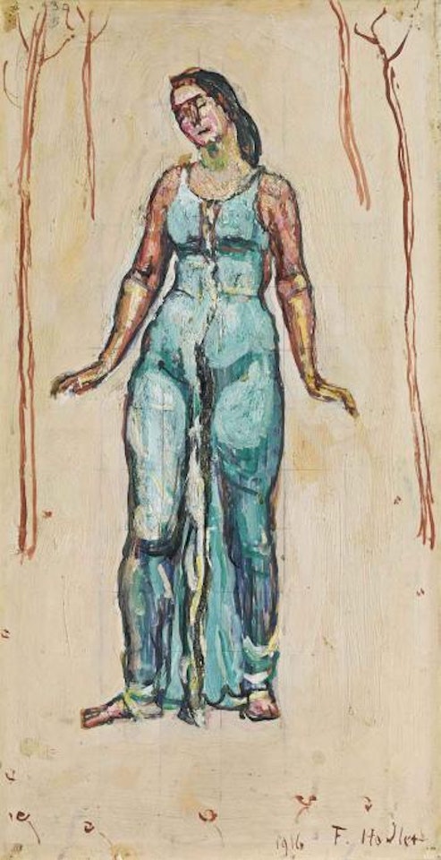 Blick in die Unendlichkeit by Ferdinand Hodler