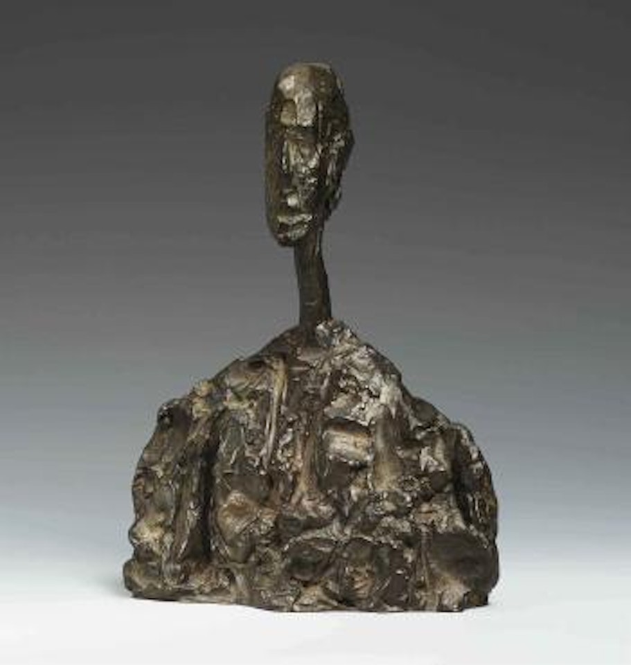 Petit Buste D'homme, 1954 (Guss 1971) by Alberto Giacometti