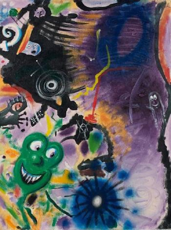 Ghost fish night by Kenny Scharf
