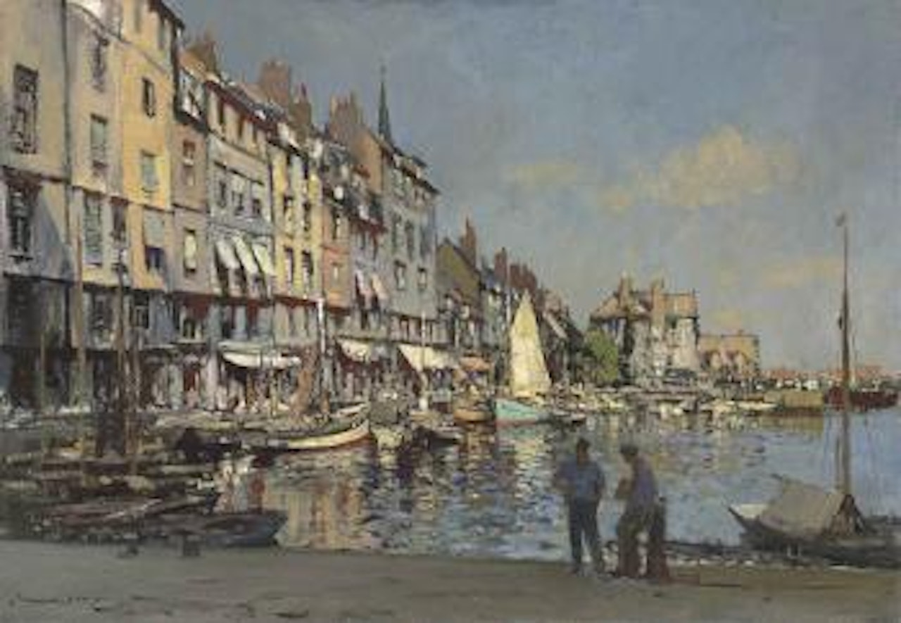 Morning sunlight, Honfleur by Edward Seago