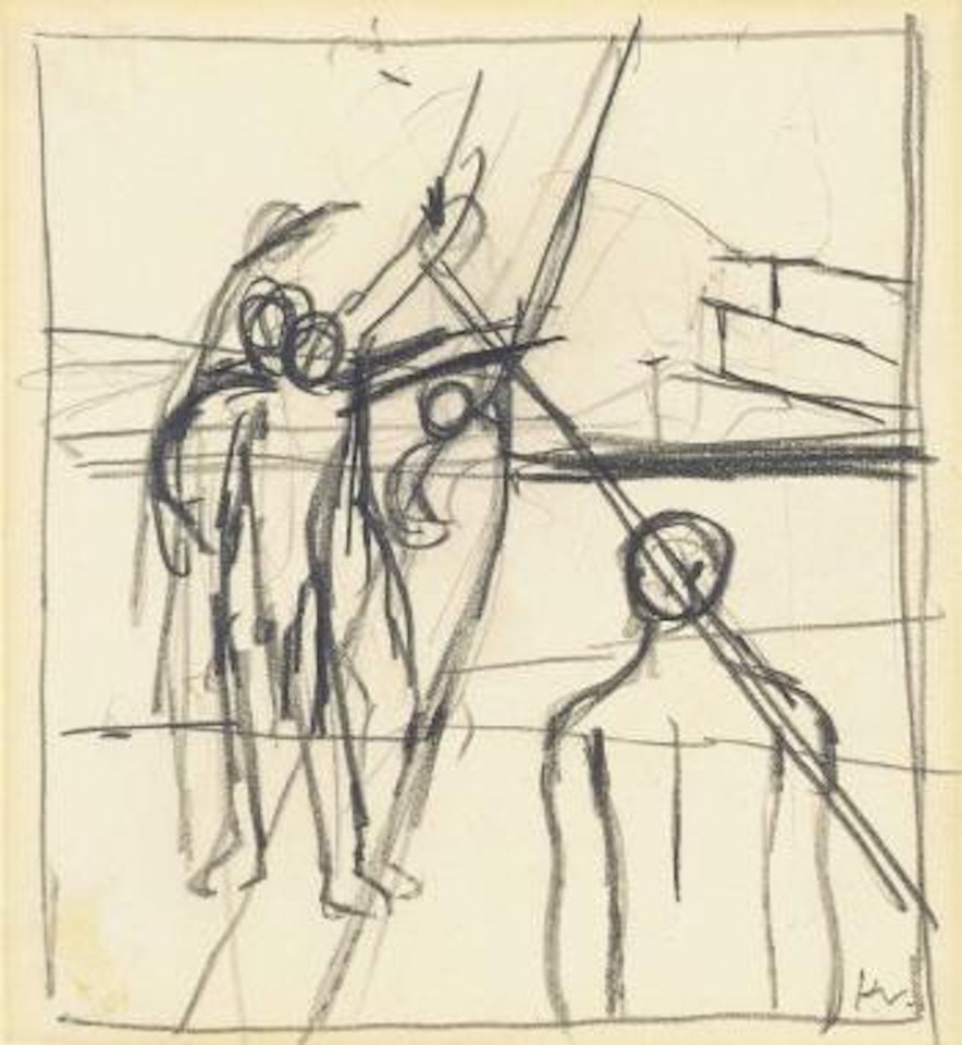 Study of figures by Keith Vaughan
