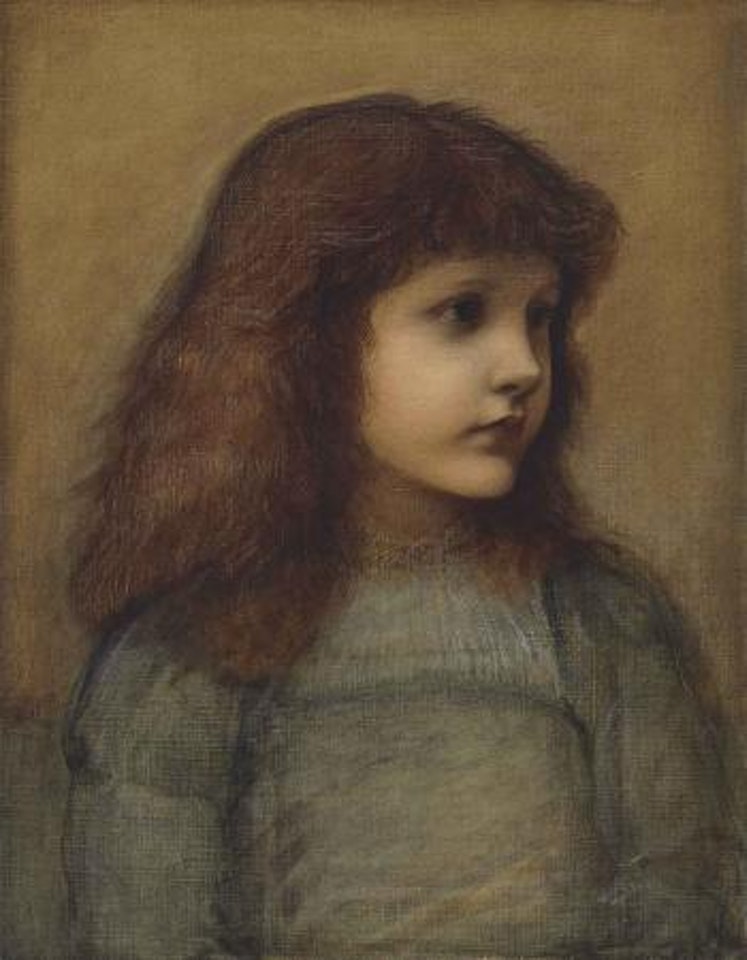 Portrait of Gertie Lewis by Edward Coley Burne-Jones