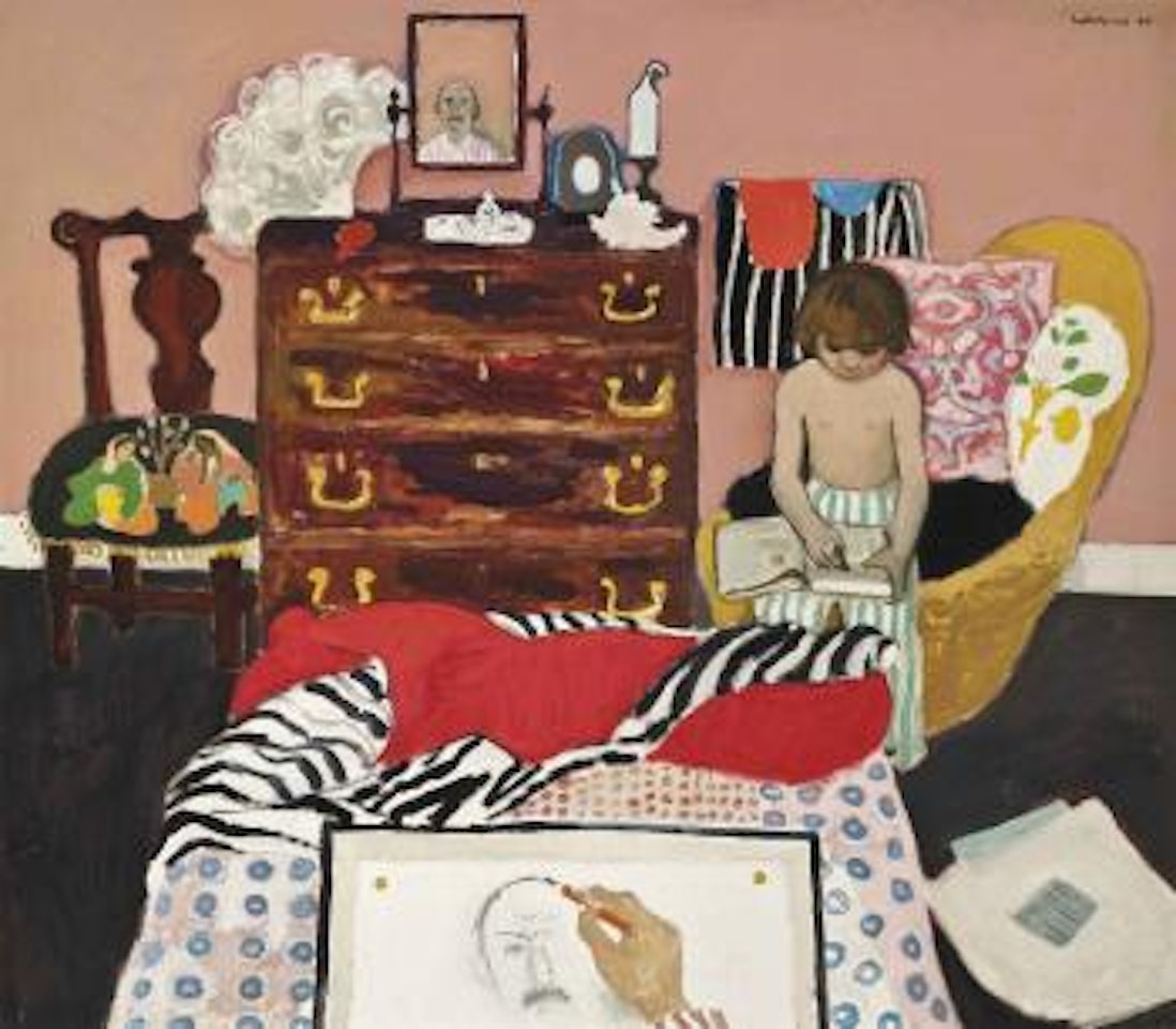 Bedroom at Springfield, Dundee by Alberto Morrocco