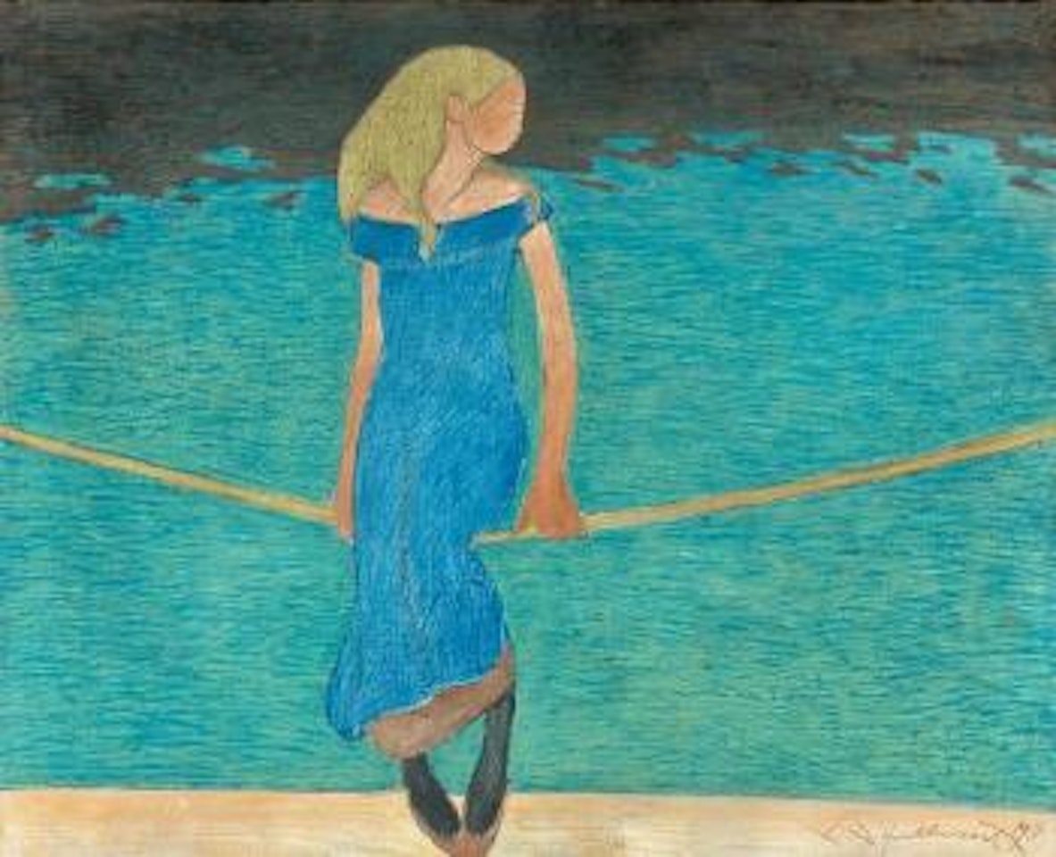 Jeune fille à la corde by Léon Spilliaert