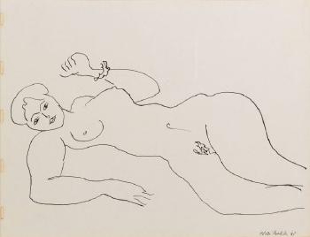 Dina couchée by Henri Matisse