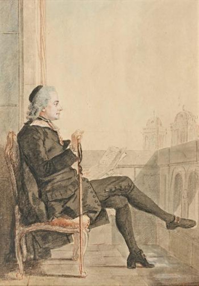 Portrait de l'abbé Antoine Eustache d'Osmond by Louis Carrogis Carmontelle