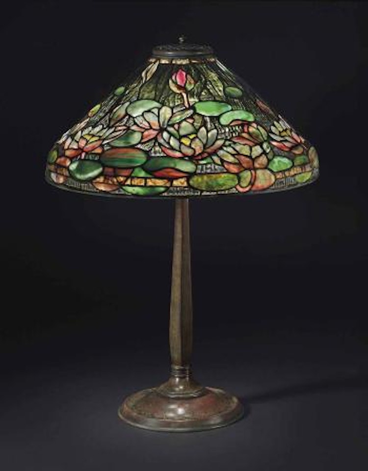 A 'Pond Lily' Table Lamp by Tiffany Studios