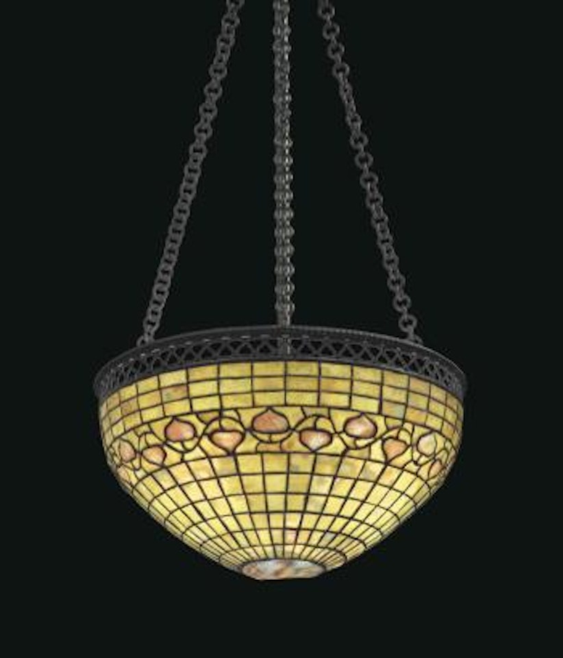 A 'Leaf And Vine' Chandelier by Tiffany Studios
