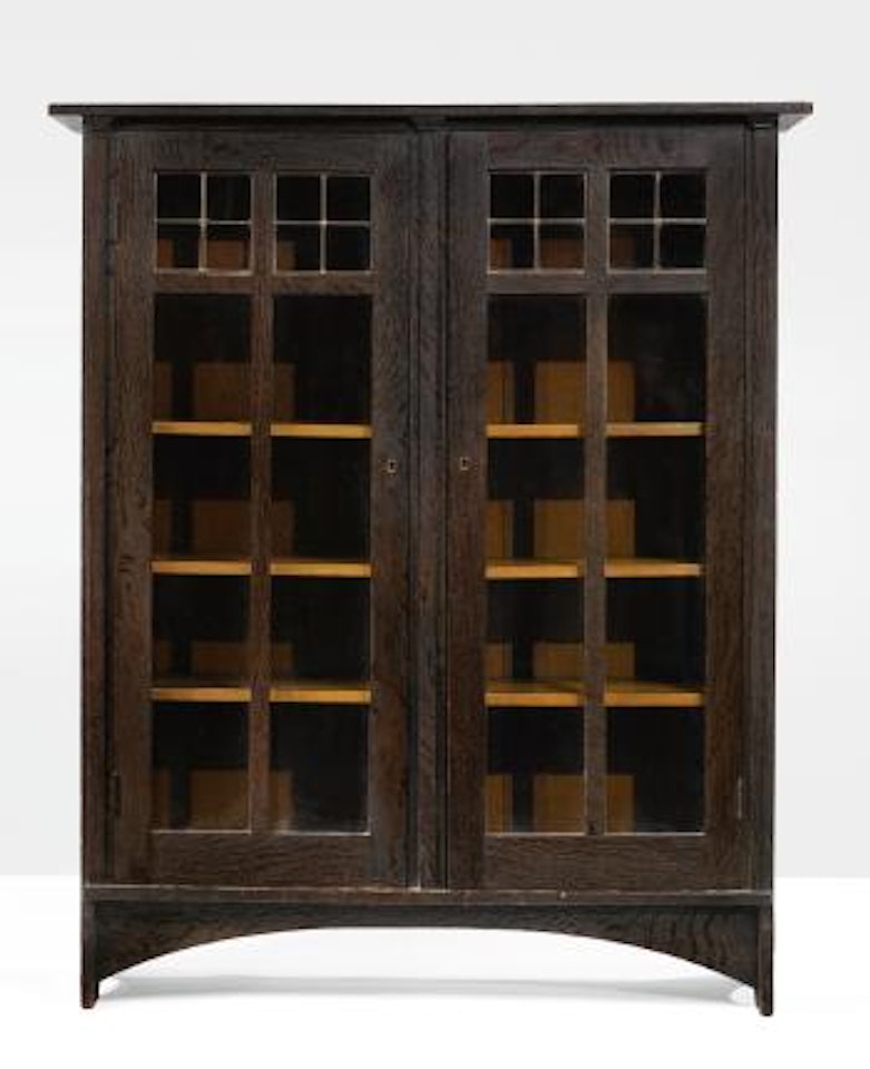 Two-door Bookcase by Gustav Stickley