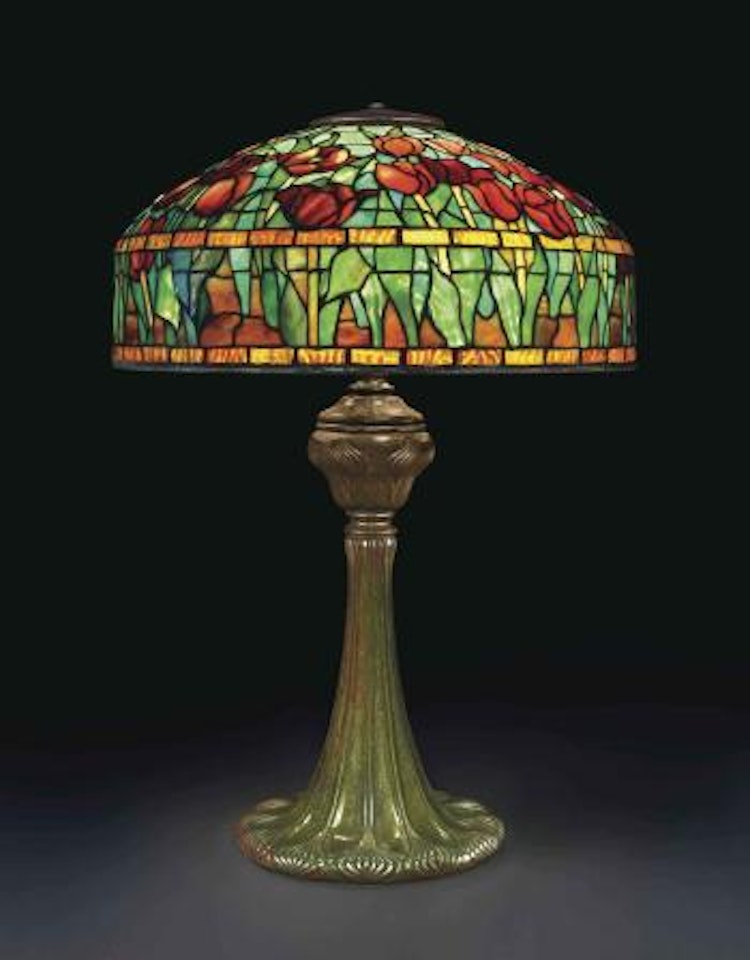 A 'Tulip' Table Lamp by Tiffany Studios