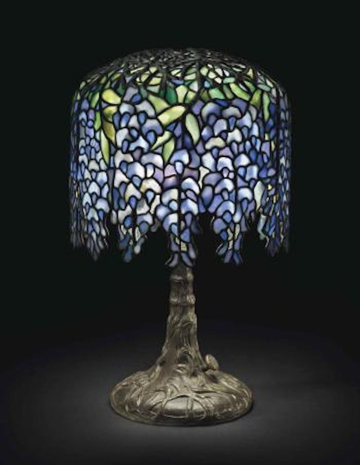 A 'Pony Wisteria' Table Lamp by Tiffany Studios