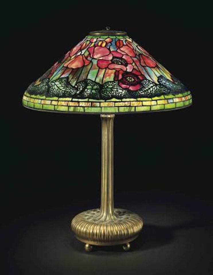A 'Poppy' Table Lamp by Tiffany Studios