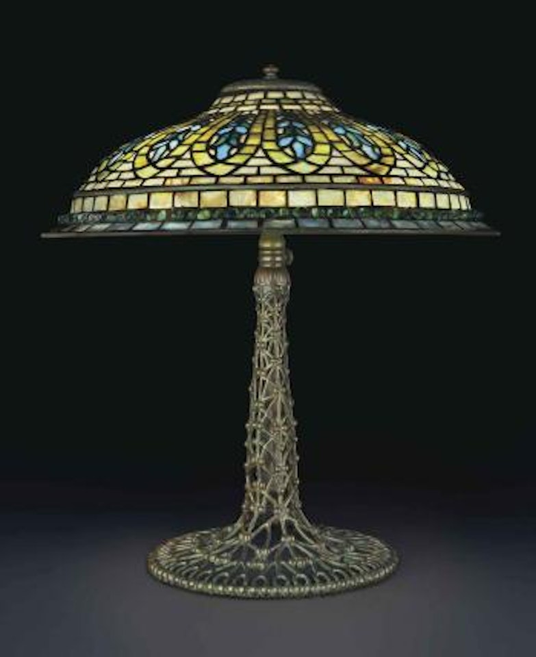 A 'Gentian' Table Lamp by Tiffany Studios