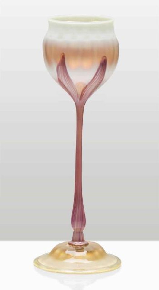 A Floriform Vase by Tiffany Studios