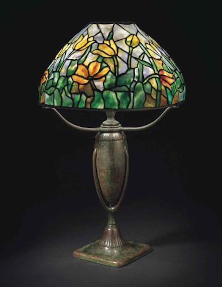 A 'Tulip' Table Lamp by Tiffany Studios