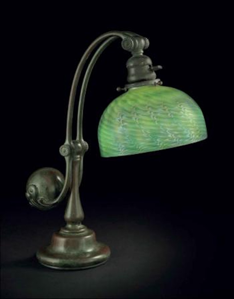 A Counterbalance Table Lamp by Tiffany Studios