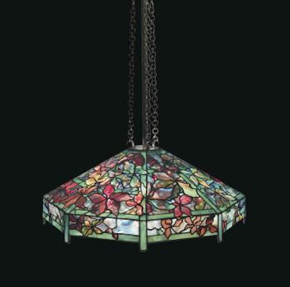 A 'Woodbine' Chandelier by Tiffany Studios