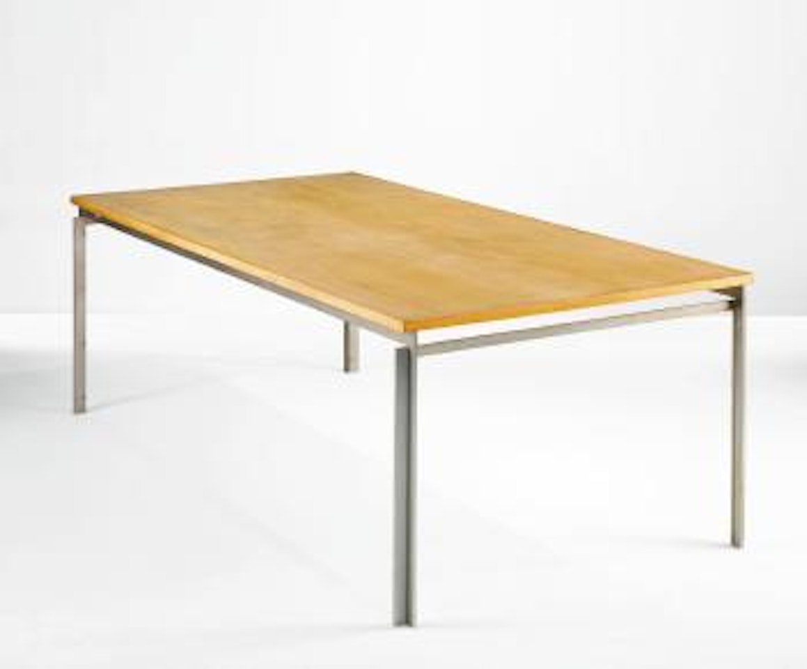 Work Table, Model No. Pk51, From The Residence Of Poul Kjærholm, Rungsted, Denmark by Poul Kjaerholm