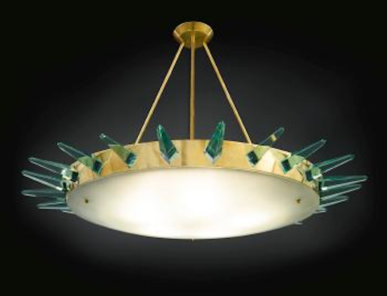 A Rare Chandelier by Max Ingrand