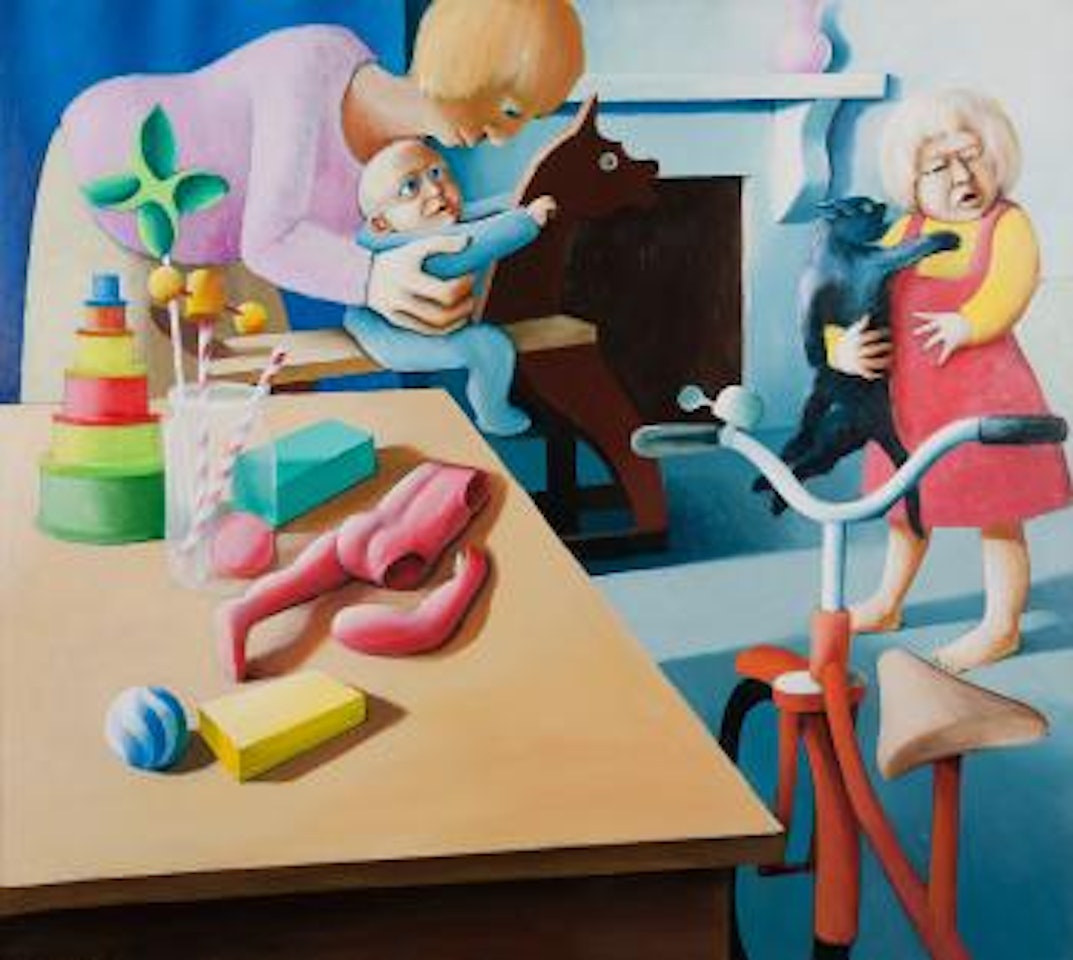 Elizabeth with Sarah and Joseph by Michael Smither