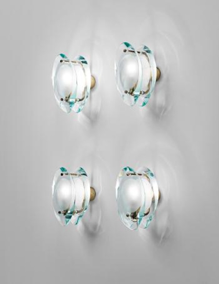 Set of four wall lights, model no. 2093 by Max Ingrand