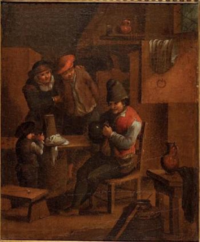 Scène d'auberge by Egbert van Heemskerk III