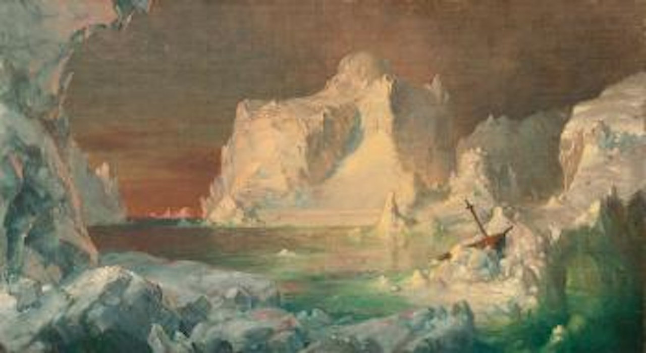 Final Study For The Icebergs by Frederic Edwin Church