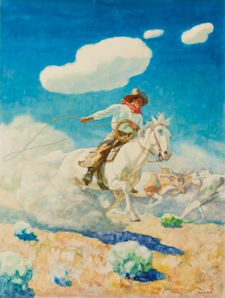 The Cowboy's Life by Newell Convers Wyeth