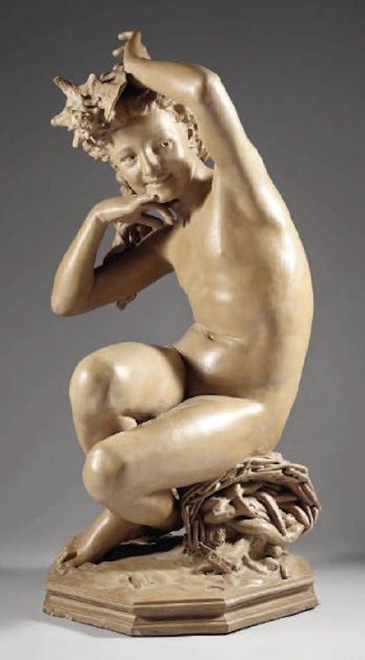 Jeune fille à la coquille by Jean-Baptiste Carpeaux