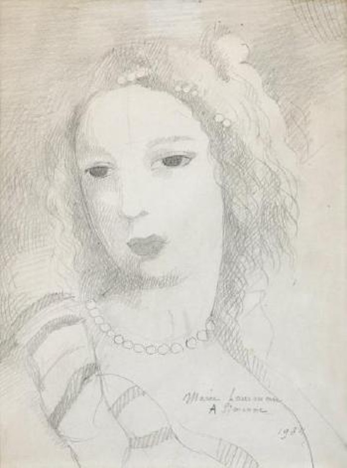 Portrait de S Fernet enfant by Marie Laurencin