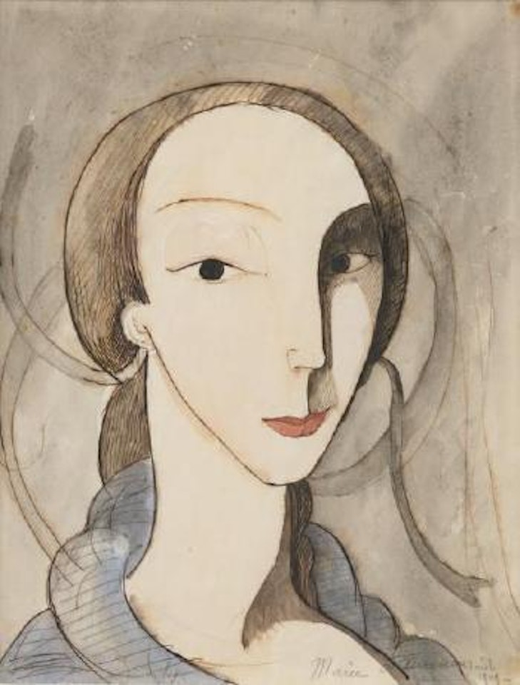 Portrait de F Fernet enfant by Marie Laurencin