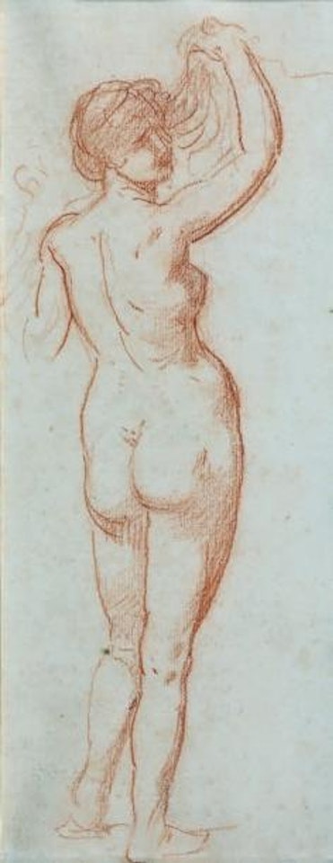Nu féminin by Jean-Baptiste Greuze