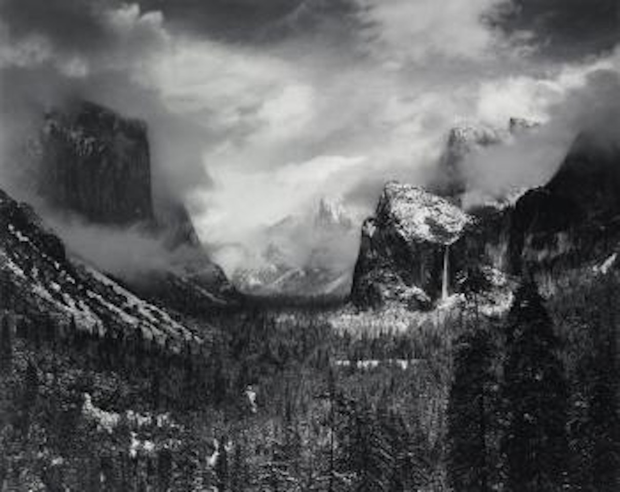 Clearing Winter Storm, Yosemite National Park by Ansel Adams