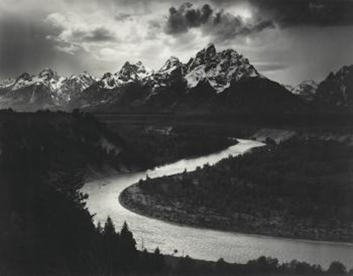 The Tetons And Snake River, Grand Teton National Park, Wyoming by Ansel Adams