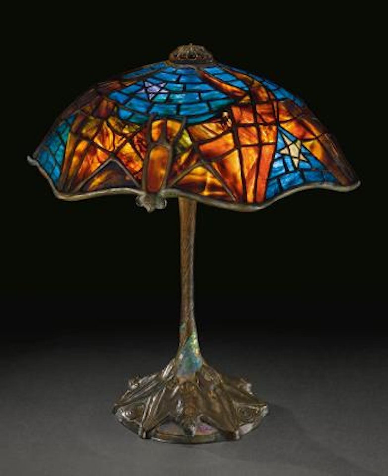 Bat Table Lamp by Tiffany Studios
