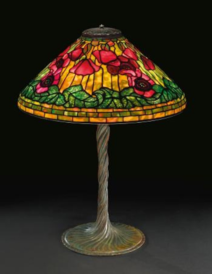 Poppy Table Lamp by Tiffany Studios