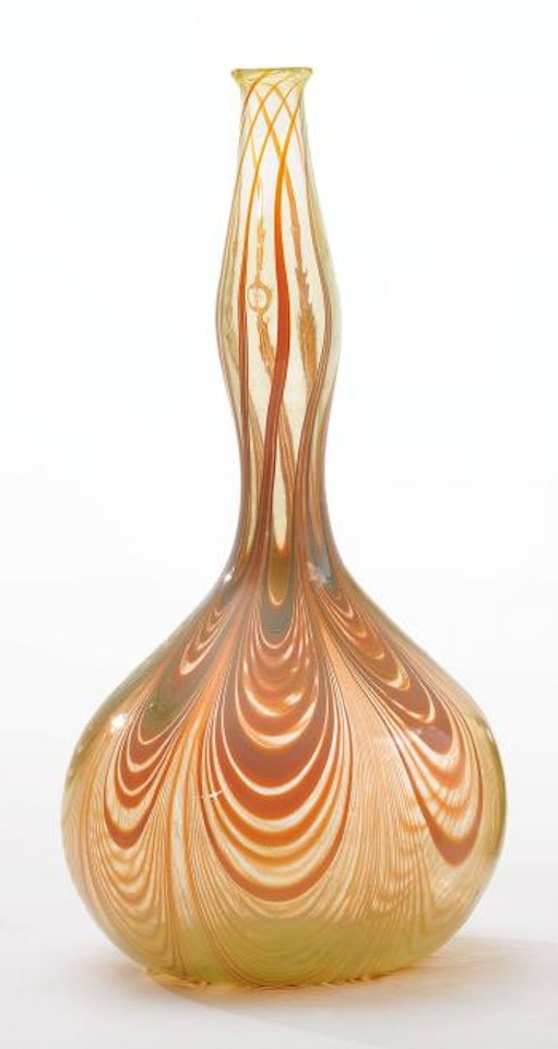 An Early Decorated Vase by Tiffany Studios