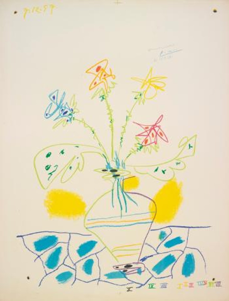 Vase De Fleurs (See B. 841; M. 305) by Pablo Picasso