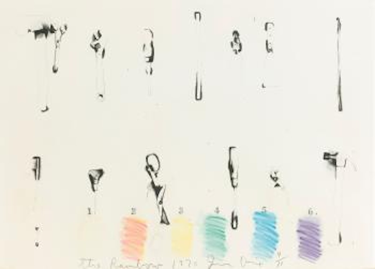 Tools - The Rainbow (Williams College 11) by Jim Dine