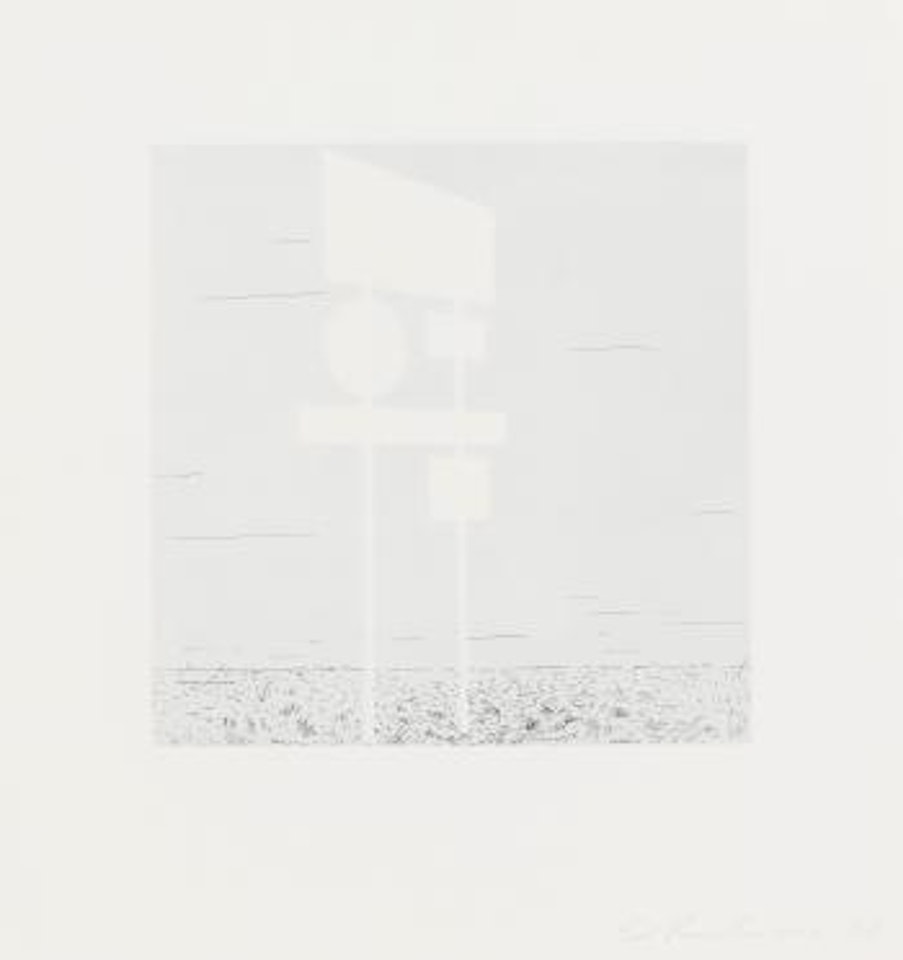 Blank Signs by Ed Ruscha
