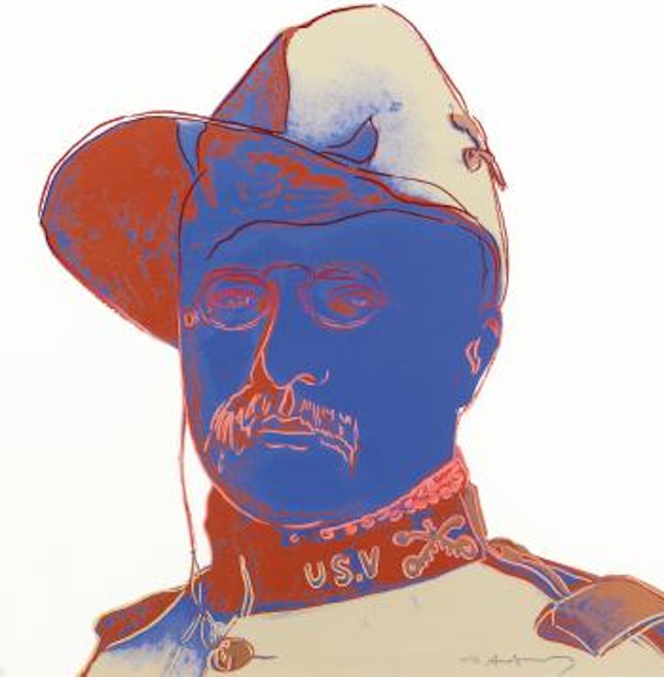 Teddy Roosevelt (F. & S. II.386) by Andy Warhol