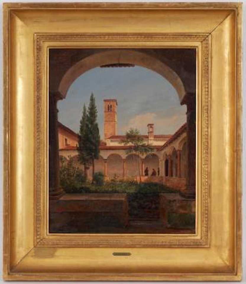 Pêcheur dans un paysage by Paul Désiré Trouillebert