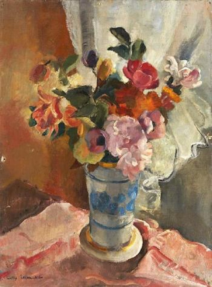 Le bouquet de fleurs by Willy Eisenschitz