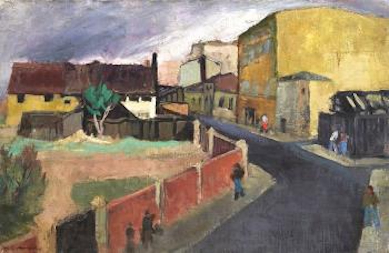 La route asphaltée, Paris by Willy Eisenschitz